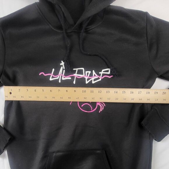 Lil Peep Come Over When You're Sober Pullover Hoodie Sweatshirt Black Size Small - Picture 6 of 7